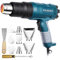 Heat Gun Kit 2000W with Dual-Temperature 5 Nozzles,Hot Air Gun 122ᵒF-1022ᵒF Heating in Seconds for DIY Shrink PVC Tubing/Wrapping/Crafts,Stripping Paint (2000W 2 Gears Temp Setting)