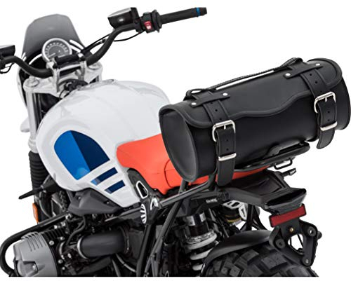 Stoverinck Hecktasche Motorrad Motorradtasche Leder Gepäckrolle/Hecktasche Festus 11 Liter, Unisex, Chopper/Cruiser, Ganzjährig, schwarz