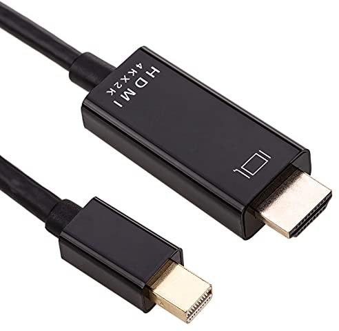 BeMatik - Câble vidéo 4K 1,8m Mini DisplayPort MDP vers HDMI 1080p FullHD 2K 4K