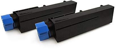 Green2Print Toner Doppelpack, 2 Kartuschen 2X 7000 Seiten ersetzt Oki 45807106 passend für Oki B412, B432, B512, MB472, MB492, MB562