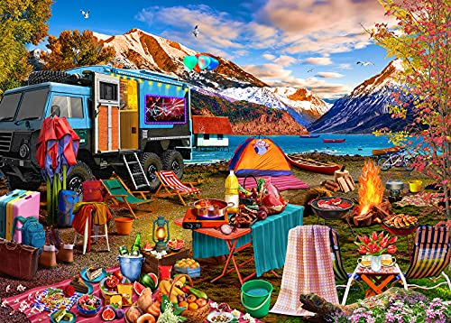Wild Camping Puzzle 1000 Teile Erwachsene Glamping Erwachsene 1000 Teile Puzzles Geschenkideen