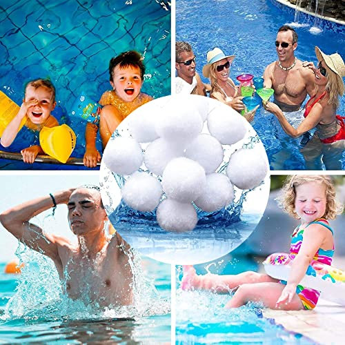 Filtro Balls Sabbia Filtro Piscina Sfere per Filtrazione a Sabbia per Piscine,Utilizzate in Pompe Filtranti e Acquari Sfere da 700g Equivalgono a 25 kg Filtro Sabbia