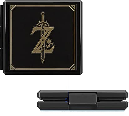 Custodia Porta Cartucce per Nintendo Switch,Porta Cartucce di Gioco per Nintendo Switch Lite PS Vita e Schede SD,Custodia Giochi Scatola Adatto a 12 Giochi (Zelda/Black)