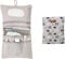 HAMUR HOME Windeltasche Organizer und Kosmetiktasche 2in1 - Kleine Wickeltasche für Unterwegs Mamas Windeln Creme Tücher Baby Organizer (Fox)
