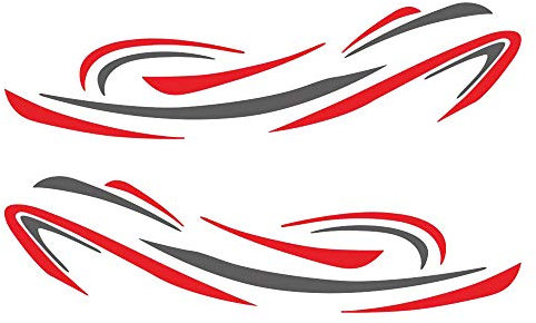 Wohnmobil Wohnmobil Universal Body Sticker DIY Streifen Bild Aufkleber Aufkleber Dekoration für Wohnwagen AnhäNger