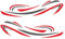 Wohnmobil Wohnmobil Universal Body Sticker DIY Streifen Bild Aufkleber Aufkleber Dekoration für Wohnwagen AnhäNger