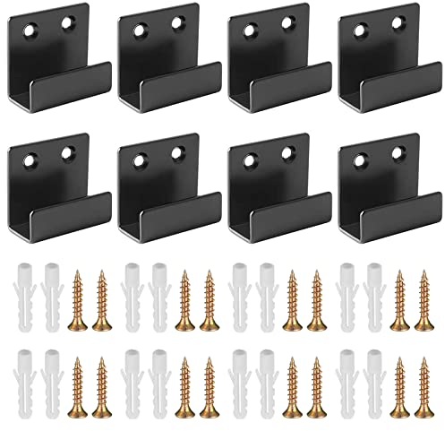 FYting Escuadras para Estanterias,8 Piezas soporte estanteria pared escuadra soporte soporte skate pared con tubo de expansión de tornillo para azulejos Exhibición de pintura al óleo (30mm, XL)