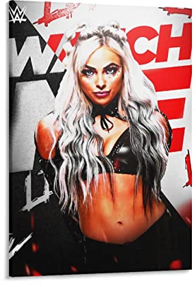 Liv Morgan Kunstposter auf Leinwand, Kunstdruck und Wandkunst, modernes Familiendekor, Poster, 60 x 90 cm