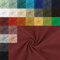 Canvas stabiler Stoff Meterware - reißfester Taschenstoff - schwerer Baumwollstoff - Baumwolle Uni - Trachtenstoff - Panama - 50 x 150 cm, Farbe: 016 kirsche