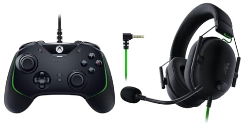 Razer Wolverine V2 - Kabelgebundener Gaming Controller & BlackShark V2 X - Premium Esports Gaming Headset