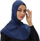Schwimmkappe für Frauen mit Kapuze Muslimische Hijab-Schal-Kappe mit Halsschutz für Frauen mit voller Bedeckung (Blue)