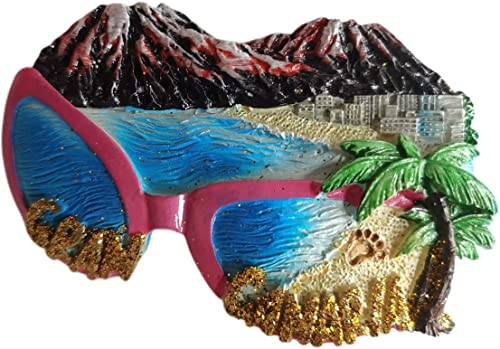 Gran Canaria Spanien Gran Canaria Magnet Kühlschrank Kühlschrank Magnet Dekoration Aufkleber Souvenir Harz Handwerk Küche Whiteboard