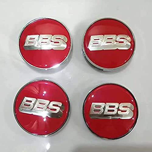 TRFAN 4 Stück Auto Nabendeckel Nabenkappen für BBS 68mm Wasserdicht Rostfrei Auto Radnabendeckel ZubehöR,A
