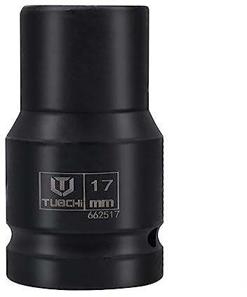 3/4 Zoll Kraft-Steckschlüssel-Einsatz Sechskant | Schlagschrauber-Nuss | kurz 17mm