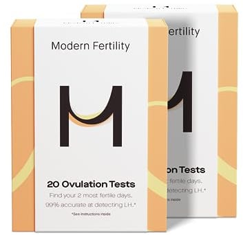 Modern Fertility Ovulation Test | Reliable at-Home Test Helps You Identify Fertile Days, Predict Ovulation, and Get in Sync with Your Cycle| 40 Test Strips