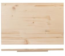 Home Planche à pâtes en bois massif, 60 x 40 cm