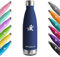 KollyKolla Thermosflasche 1L, Trinkflasche Edelstahl Kohlensaeure Geeignet, Thermoskanne BPA-frei, Isolierflasche Auslaufsicher, Wasserflasche Edelstahl für Fitness, Schule, Outdoor, Sport, Gym