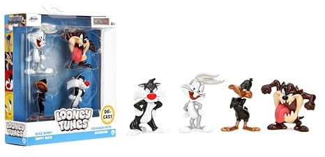 Jada Toys Looney Tunes 6,3 cm 4er-Pack Wave 1 Die-Cast Figuren