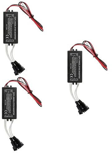iplusmile 3stücke Ccfl Inverter Für Angel Eyes Ringe Übertemperaturschutz Überlastschutz Kompatibel Mit Aftermarket-Ringen Robuste Versiegelung Gegen Kurzschluss Für Austausch Defekter