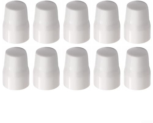 CWOQOCW Radiator Valve Covers Replacement Push-Fit White Plastic Radiator Cap Radiator Valve Caps(4pc)