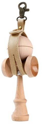 Kendama - Word Ball Ledertasche, hängende Tasche | Spielzeugunterstützung | Japanische Kendama Skill Play Tragezubehör, exquisite und kompakte traditionelle Koordinationsspielz