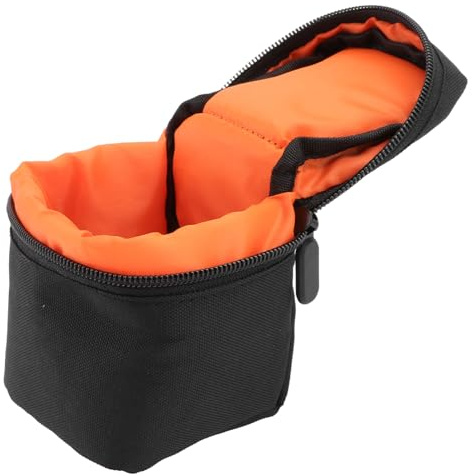 Gadpiparty 2 Stck. Zubehörtasche Für Fotografie Kompakt Kamera Digital Mini Aufbewahrungstasche wasserdichte Beutel Stoßfeste Tasche Quadratische Tasche Fotografiezubehör Black Polyester