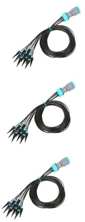 POPETPOP 3pezzi Kit Di Irrigazione Automatica Per Giardino Di Irrigazione Goccia Con Teste Tubo Per Piante Indoor e Outdoor Strumento Di Giardinaggio Efficiente e Facile Da Installare Blu