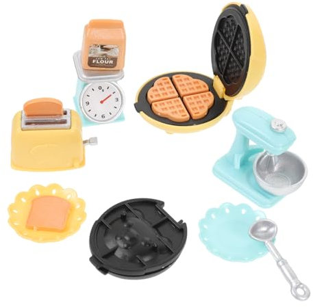 BESPORTBLE 1Set Miniature Kitchen Accessories Dollhouse Baking Kitchen Realistic Decor for Doll Houses Miniature Scene Accessory for Imaginative Play