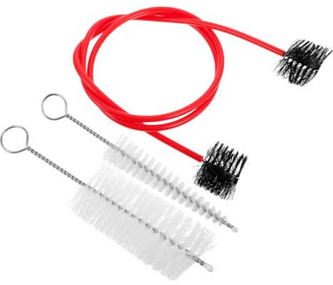 Mikinona Saxophon Reinigungsset Und Rohrbürste Aus Edelstahl Mit Mundstück Und Schalllochbürste Für Blasinstrumente Flexibel Tragbar Zur Instrumentenpflege Unterwegs