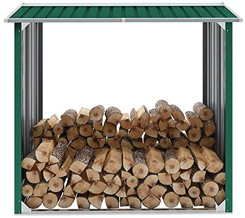 Holzhaus Lagerhaus Stahl verzinkt 172x91x154cm grün
