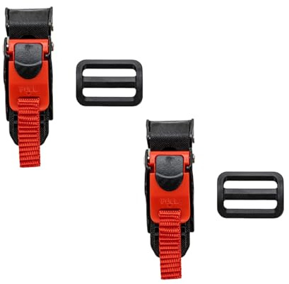 MALSSE ABS Rapid-Lock Kinnriemenadapter mit positionsverstellbarem Clip für Helme & Fahrradzubehör Helme Quick Release Clip