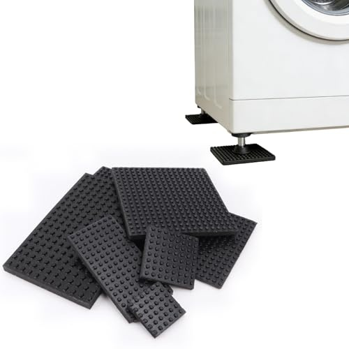 xinzyxx Almohadilla Antivibración Absorbente Golpes, Schock Insonorizzante, para Cinta Correr Aire Acondicionado Nevera Impresora Mueble Antirayado Aislamiento Vibraciones(115 * 115mm,16mm)