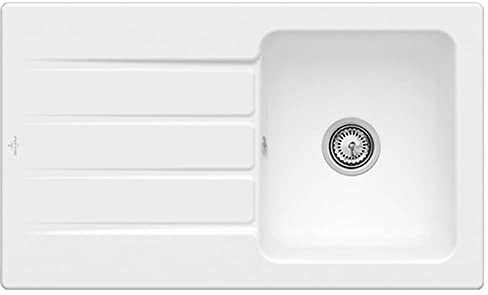 Villeroy & Boch Architectura 50 1.0 Bowl White Ceramic Kitchen Sink - NO Waste