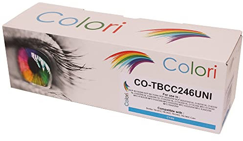 Colori Kompatibler Toner für Brother TN-245C TN-246C Cyan für DCP-9015CDW DCP-9017CDW DCP-9020CDW DCP-9022CDW HL-3140CW HL-3142CW HL-3150CDN HL-3150CDW HL-3152CDW HL-3170CDW HL-3172CDW MFC-9130