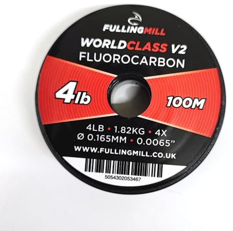 Fulling Mill NEW FLUOROCARBON V2 WORLD CLASS TIPPET LEADER- 100M SPOOL