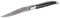 Laguiole en Aubrac Taschenmesser Damast 12 cm, Griffschalen Ebenholz, Backen glänzend