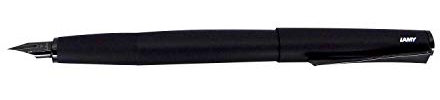 LAMY Studio LX Füllfederhalter, feine Spitze, Schwarz