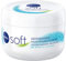 NIVEA Soft erfrischende Feuchtigkeitscreme (375 ml), pflegende Soft Creme mit Vitamin E und Jojoba-Öl, schnell einziehende Hautcreme