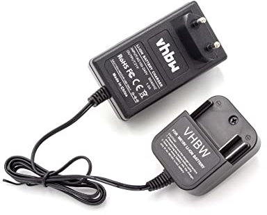 vhbw Ladegerät kompatibel mit Makita XRH03Z, XRH01ZVX, XRH04Z, XRH04ZZ, XPH03Z, XPH07Z, XPH06Z, XRH011X, XRF01Z Werkzeug Li-Ion-Akkus, 21V