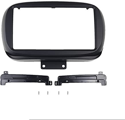 KCSAC Fascias Car Radio Fascia Fit For FIAT 500X 2014-2019 Stereo DVD Player Install Surround Trim Panel Dash Installation Kit GPS Frame Bezel