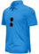 TACVASEN Lightweight Polo Tops for Men Short Sleeve Golf Shirts Quick Dry Polo Work Tee Shirt Casual Summer Polo Shirts Cerulean,XL