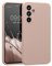 kwmobile Hülle kompatibel mit Samsung Galaxy A54 5G Hülle - A54 Case gummiert - Silikon Handyhülle - Schutzhülle Altrosa matt