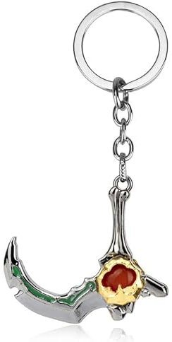Dota2 Schlüsselanhänger mit Metzger-Drachen-Haken, Blink-Dolch, Schlüsselanhänger, Eisauge von Skadi, Basher, Schmetterling, Schwert-Anhänger, Schmuck, Drachenhaken, One size