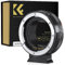 K&F Concept Adattatore Canon Auto EF/EF-S a EOS R, in Metallo con Messa a Fuoco Automatica, con Custodia Protettiva