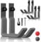 SunVFaFa Garage Hooks Heavy Duty Wall Hooks for Hanging Garden Tool Holder, Steel J Utility Storage Organiser Wall Mount Ladder Hanger (6 Pack, 10 cm/4 Inch)