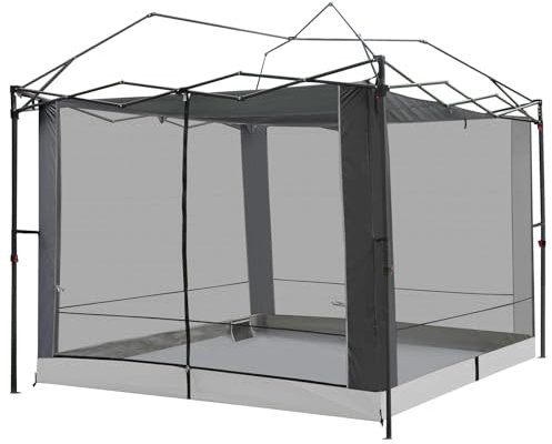 KAMPKEEPER Innenzelt, Campingwürfel für Pop-Up-Zelt, verwandelt 3 x 3 m gerades Bein in ein Camping-Innenzelt, vollständig belüftetes Dach (Baldachin und Rahmen nicht im Lieferumfang enthalten)