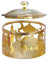 Alipis Plateau De Service De Ramadan Avec Couvercle Plateau De Service En Métal Assiette À Gâteau De Mariage Plateau À Bonbons Assiettes Décoratives Plateau Pour Dessert De L'aïd Plateau