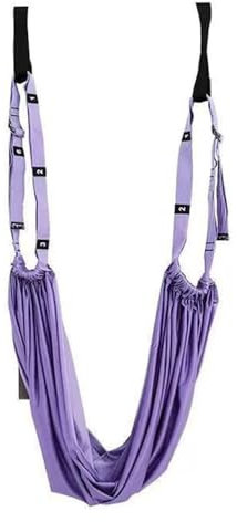 Yoga Stretching Strap for Increased Flexibility and Back Pain Relief - Aerial Yoga Rope, Hammock Swing Stretching Strap