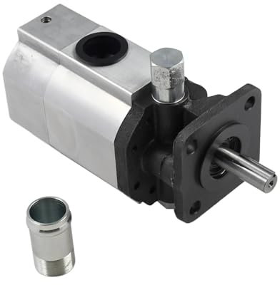 Molloparts 2-stufiger Holzspalter, Holzhydraulikpumpe, 14 GPM, 3045 PSI, 1/2 NPT-Gewinde, 4 Bolzenloch, CBNA-13/1,8 CBNA1318, kompatibel mit 30-Tonnen-Holzspalter, 107040 Gasspalter,