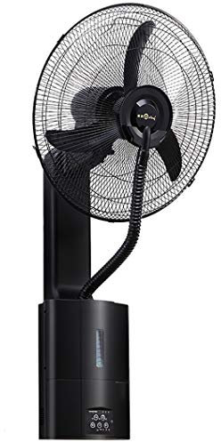 Pealihuy Oscillating Misting Fan - Humidifier with Timer, Remote Control, Smart for Home, Wall Mounted Commercial High Speed Industrial Fan